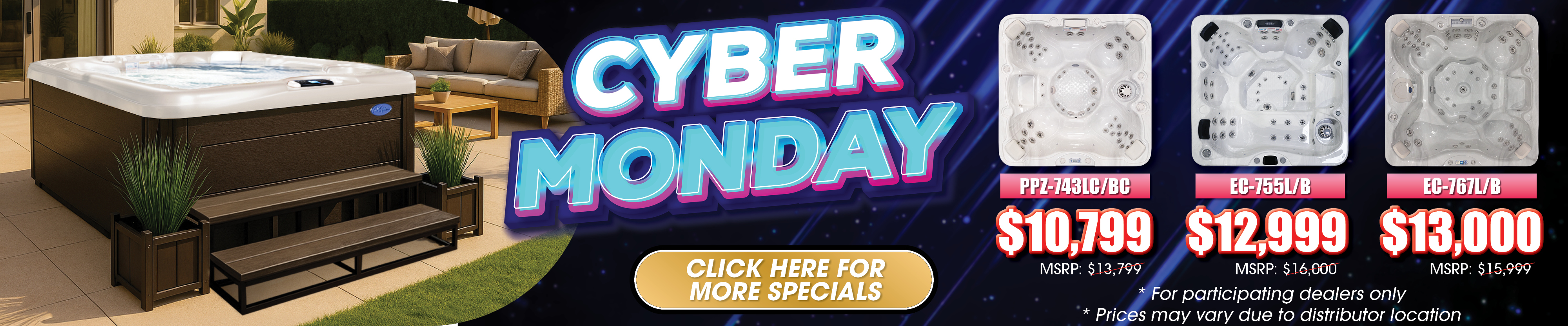 Calspas hot tub being used in a family setting - Toulouse