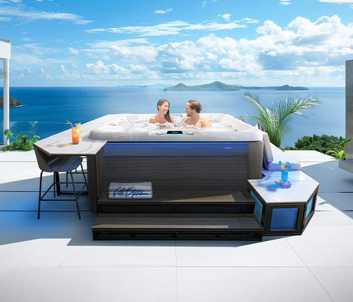 Calspas hot tub being used in a family setting - Toulouse